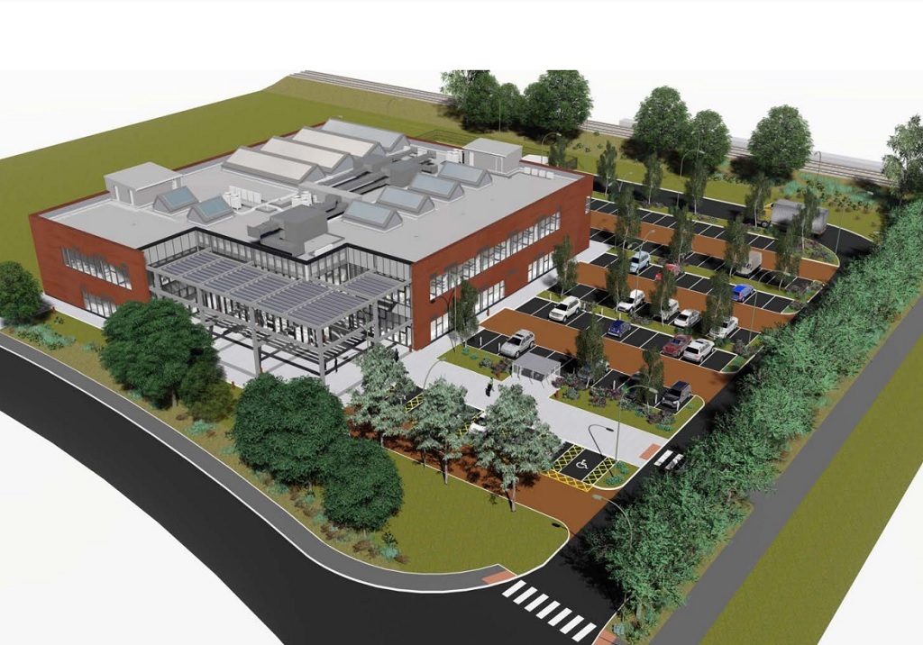 DLA Architecture designed the latest proposals for Rochdale's sustainable materials and manufacturing centre. Credit: via planning documents